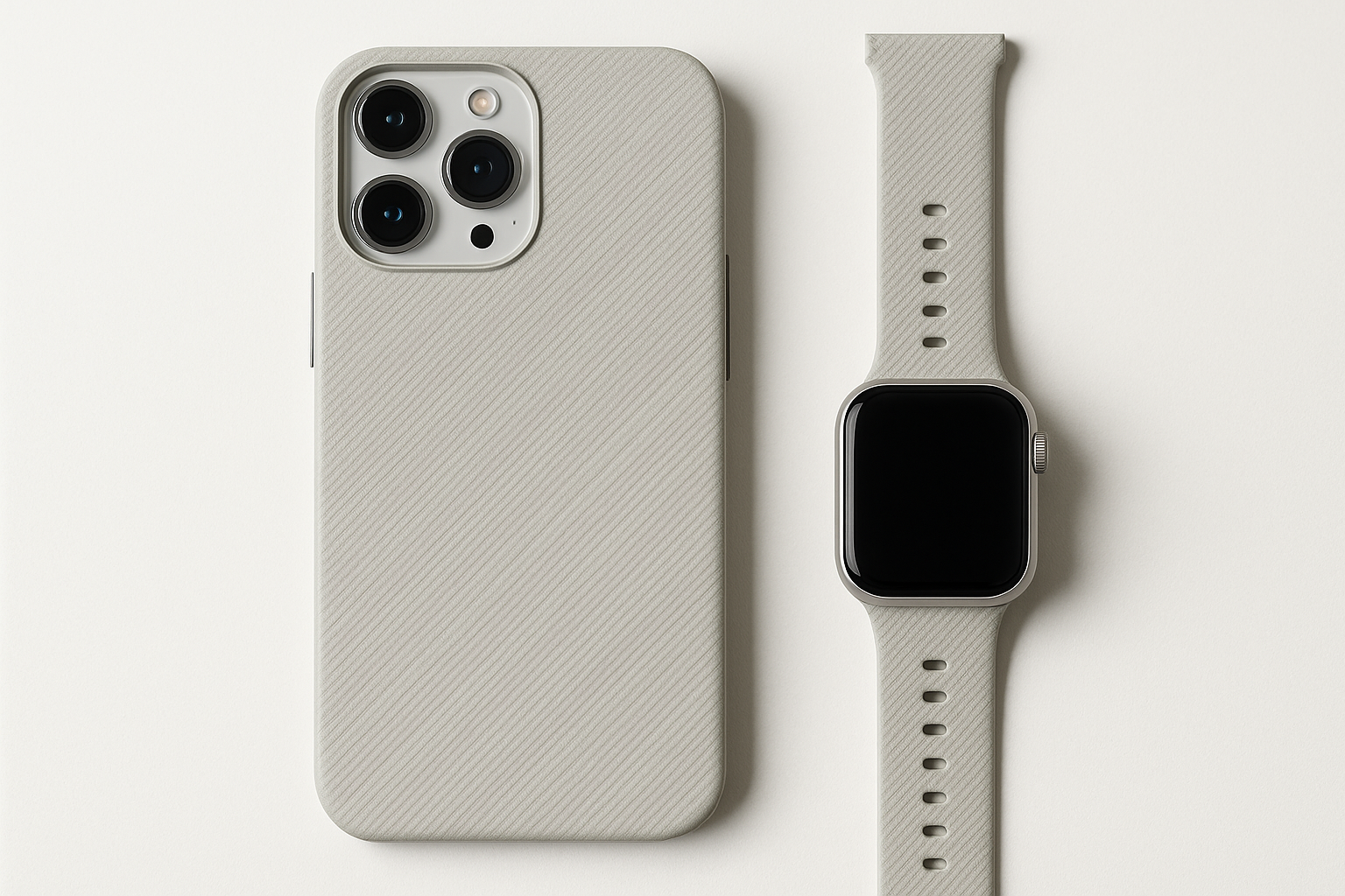 phone case and apple watch band