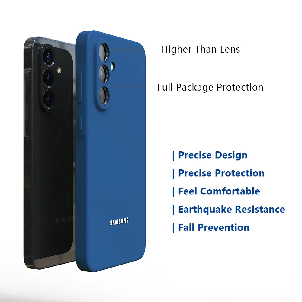 For Samsung Galaxy  Case Soft Liquid Silicone