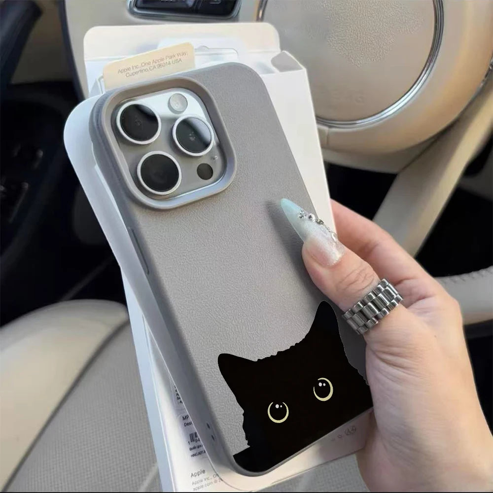 olorful Cat Case for iPhone – Shockproof Silicone