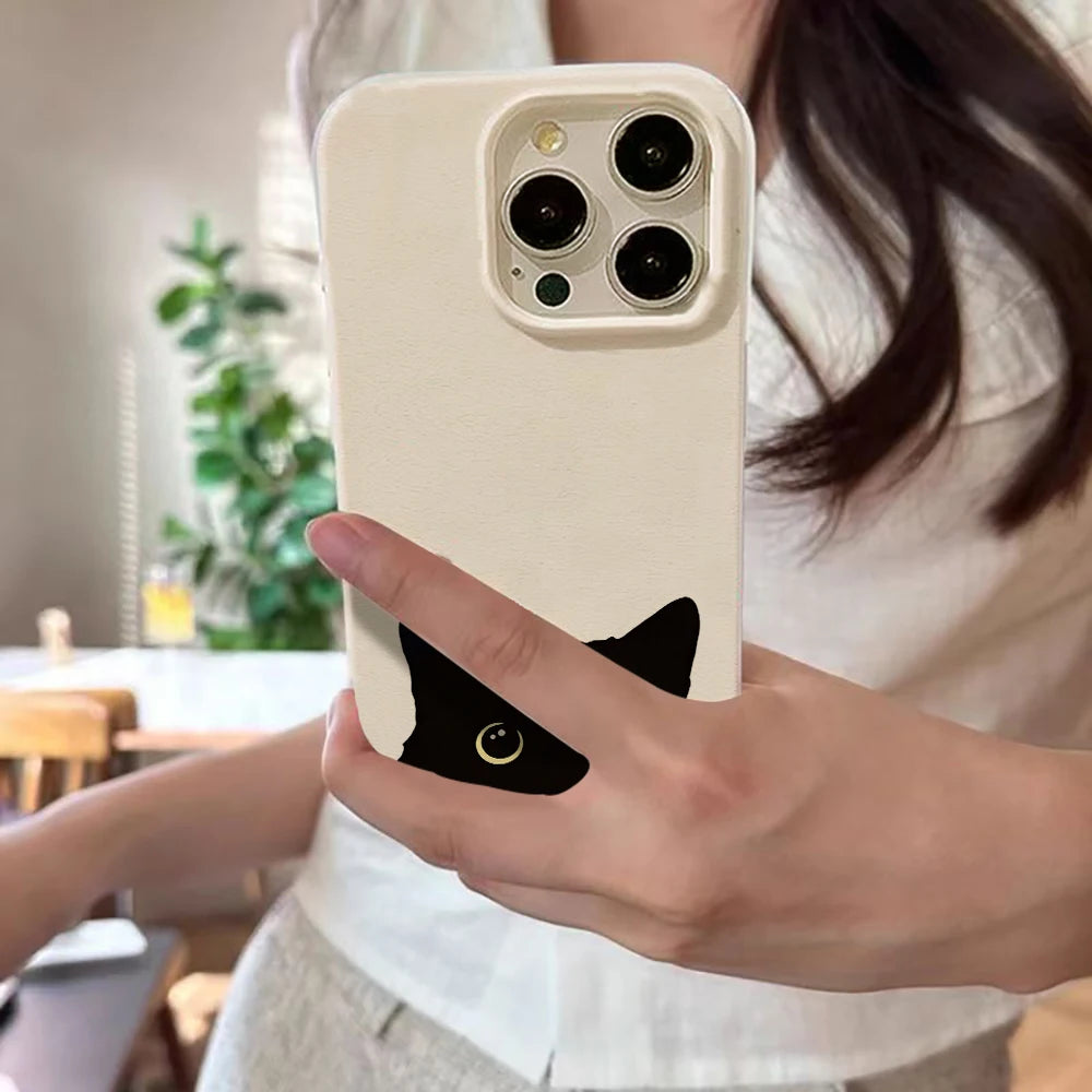 olorful Cat Case for iPhone – Shockproof Silicone