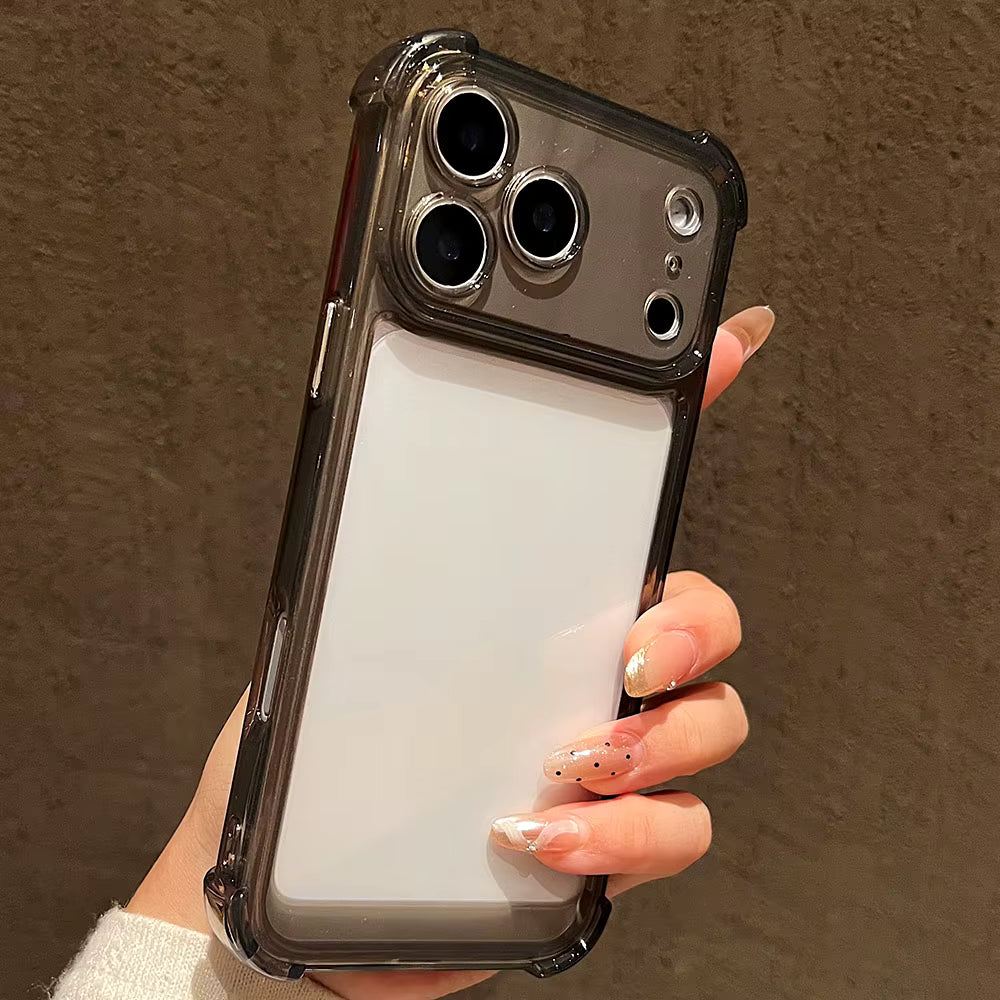 Luxury Transparent Silicone Phone Case For iPhone