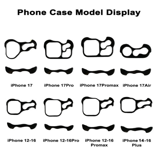 Irregular Metal Bumper Phone Case For IPhone 18 17 16 15 14 13 12 Pro Max Plus