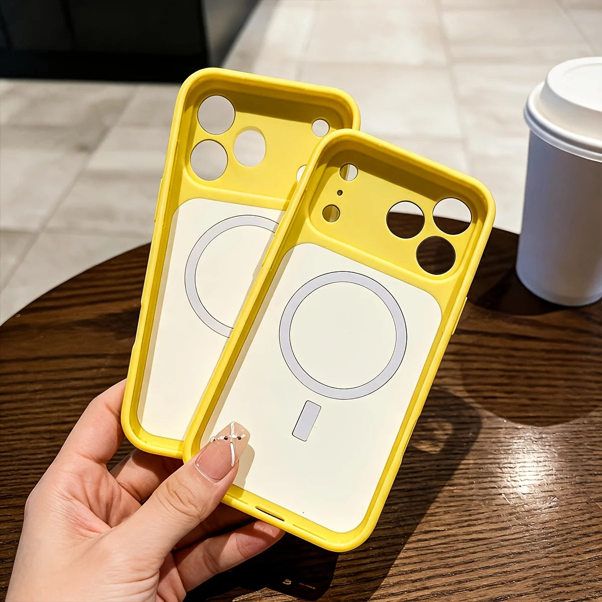 Luxury Candy Color Blocking For Magsafe iphone