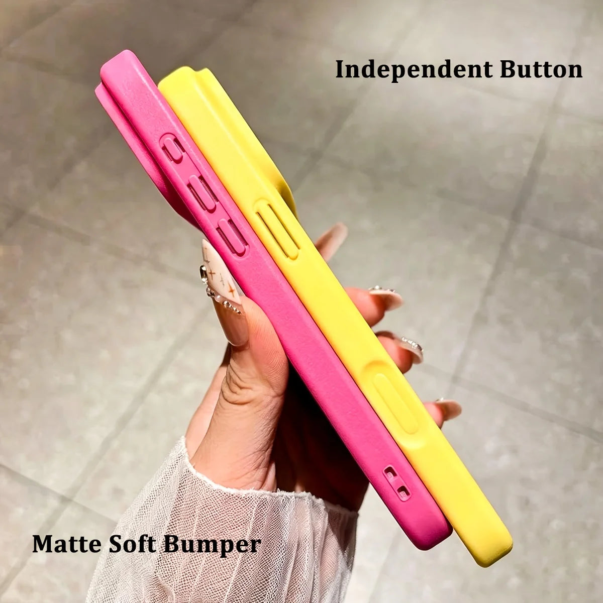 Luxury Candy Color Blocking For Magsafe iphone