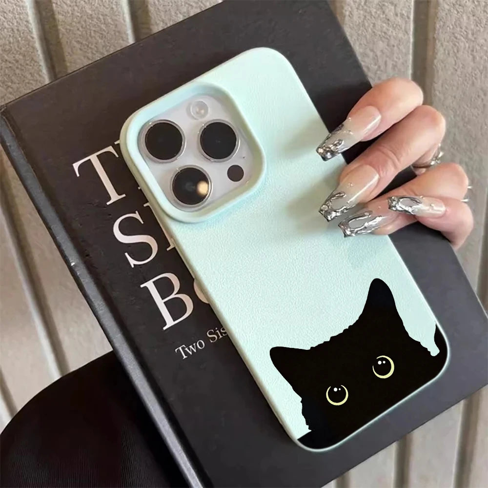 olorful Cat Case for iPhone – Shockproof Silicone