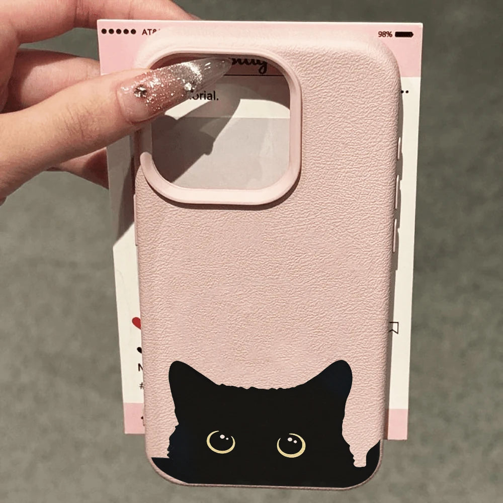 olorful Cat Case for iPhone – Shockproof Silicone