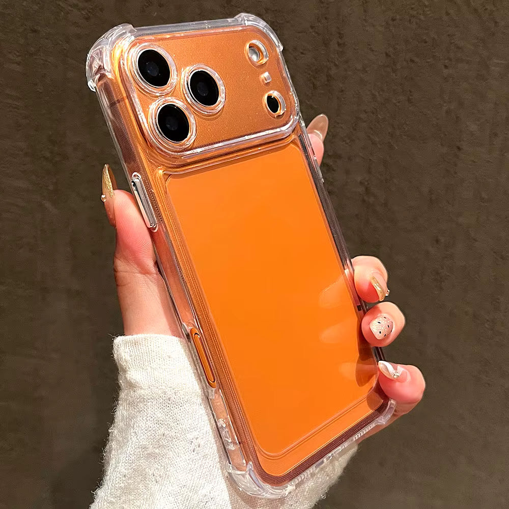 Luxury Transparent Silicone Phone Case For iPhone