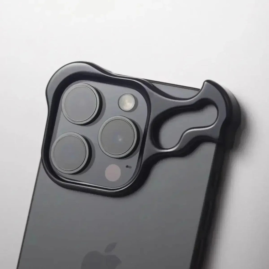 Irregular Metal Bumper Phone Case For IPhone 18 17 16 15 14 13 12 Pro Max Plus