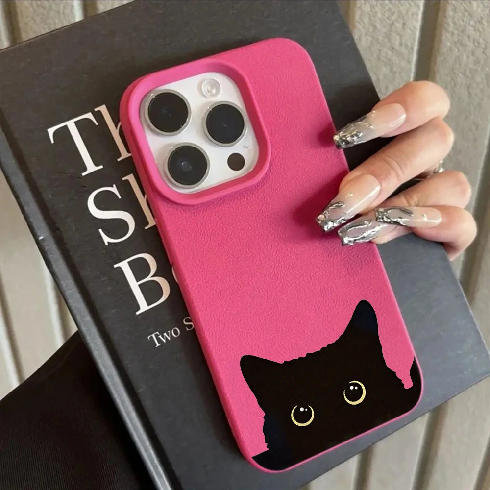 olorful Cat Case for iPhone – Shockproof Silicone