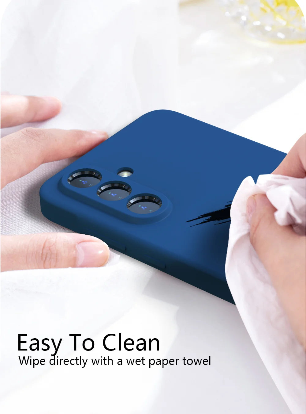 For Samsung Galaxy  Case Soft Liquid Silicone