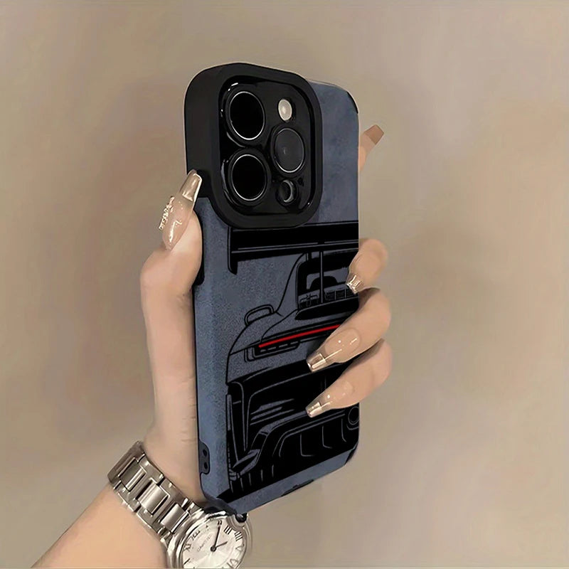 Cool Sports Car Phone Case For iPhone 18 Pro Max 17  2022 Faux Leather Cover