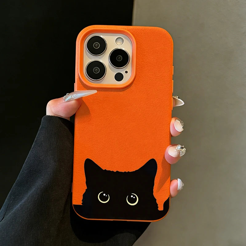 olorful Cat Case for iPhone – Shockproof Silicone